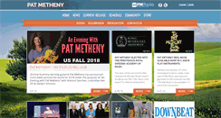 Desktop Screenshot of patmetheny.com